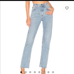 Agolde Cherie high rise straight jeans 26